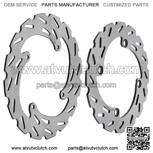 240*220mm Stainless Steel Brake Disc Rotor Set for HONDA CR R / CR E Series Dirt Bike - Image 3