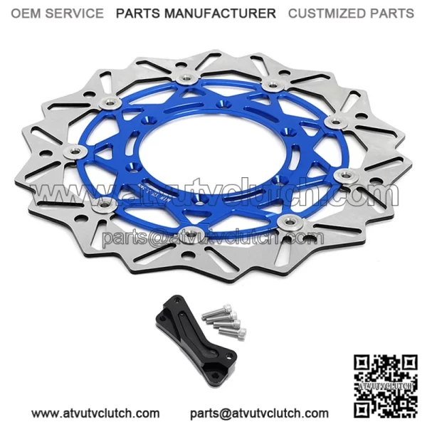 Motorcycle Oversize 320mm Brake Disc and Caliper Bracket For Yamaha WR250F 2017-2019 WR450F 2016-2018