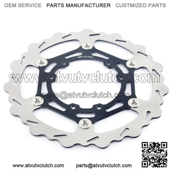 Oversize Wave Floating Motorcycle Front Brake disc for Honda - Image 2