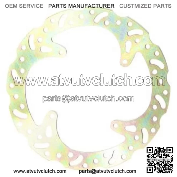 MD6001C - Front Left Stainless Steel Brake Rotor with Contoured Profile