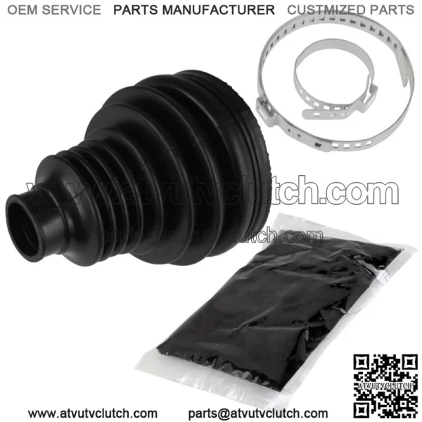 Rear Axle Inner Outer CV Boot Kit for Polaris Sportsman 800 6X6 EFI 2009 2010 For: Polaris Sportsman 800