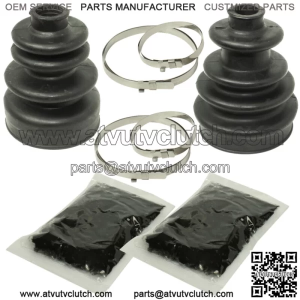 Front Axle Inner Outer CV Boot Kits for Polaris Sportsman 800 EFI 2006 2007 For: Polaris Sportsman 800