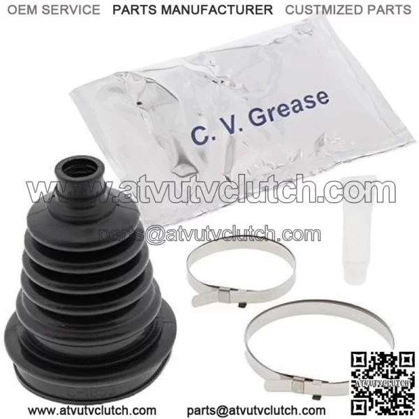 Complete Front Inner & Outer CV Boot Repair Kit for Suzuki LT-A400F Eiger 4wd 2003 - Image 2