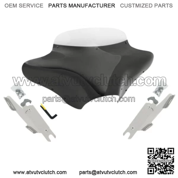 Memphis Shades Batwing Fairing Windshield Harley Softail Heritage Fatboy Deluxe (For: Harley-Davidson)