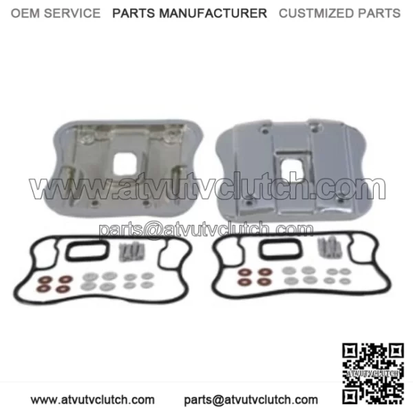 Motorshop Chrome Top Rocker Box Cover Kit 7-3/4" Harley Sportster XL 86-03 (For: Harley-Davidson)