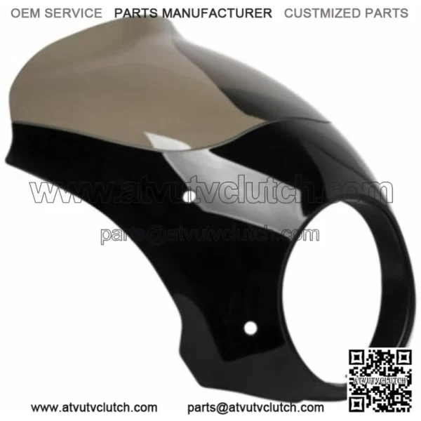 Memphis Shades Smoked Black Bullet Fairing Windshield Harley FLST Softail 86+ (For: Harley-Davidson)