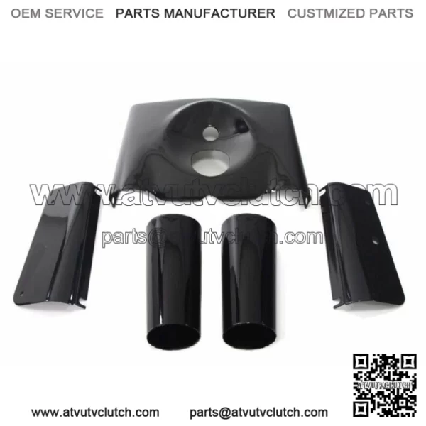 Gloss Black Front Fork Tin Slider Side Covers Kit Heritage Fatboy Harley Softail (For: Harley-Davidson)