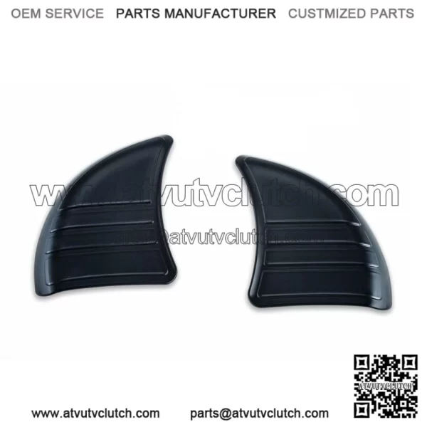 Kuryakyn Black Tri Line Inner Fairing Mirror Filler Covers Harley Touring 14-20 (For: Harley-Davidson)