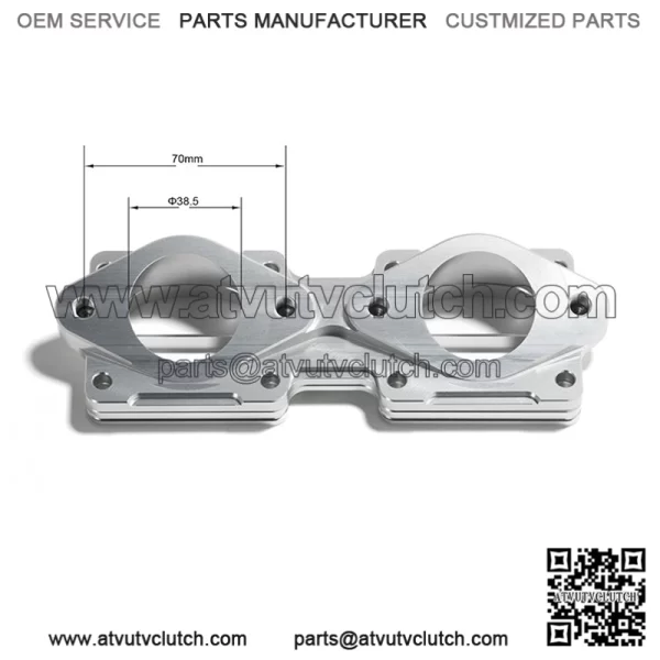 Intake Manifold Kit & Carburetor Boot 36mm-41mm for Yamaha YFZ350 Banshee 1987-2006 - Image 3