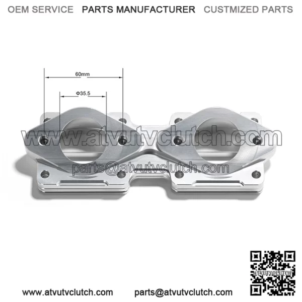 Intake Manifold Kit & Carburetor Boot 32mm-35mm for Yamaha YFZ350 Banshee 1987-2006 - Image 3