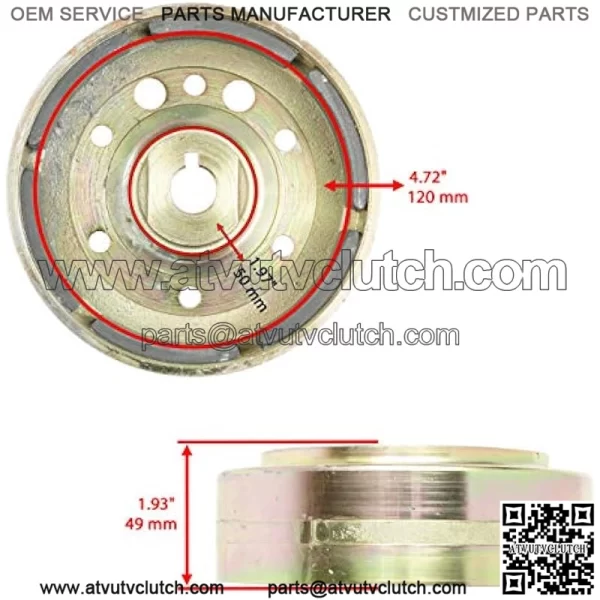 Stator Flywheel Rotor Compatible with Suzuki LTF400 LT-F400F Eiger 400 2x4 4x4 2002 2003-2007 - Image 2