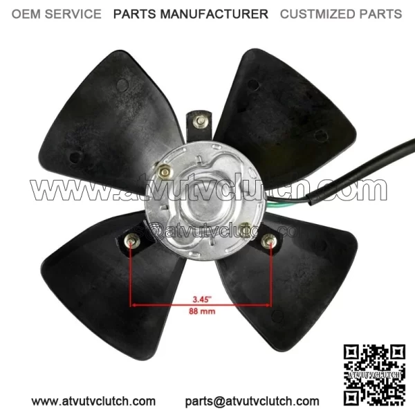 For Honda TRX450FM Foreman 450 Radiator Cooling Fan Motor 4x4 S 2002 2003 2004 (For: Honda) - Image 2