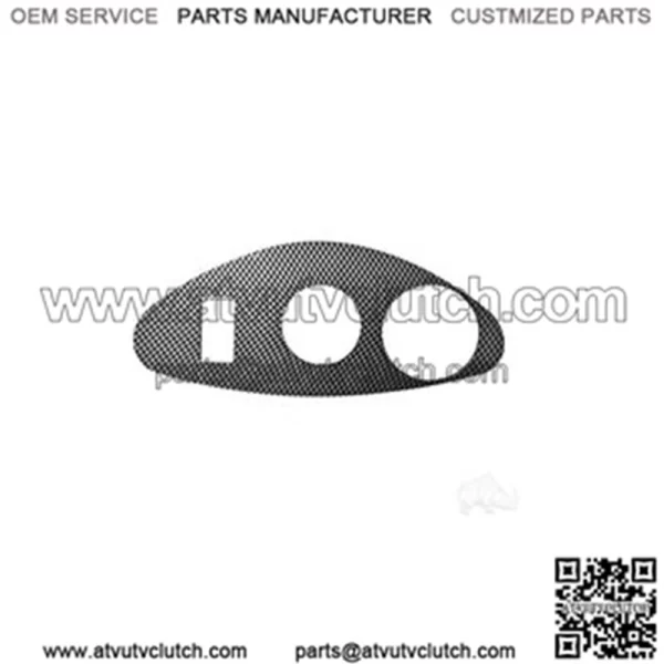 EZGO RXV Freedom Dash Cover Plate Carbon Fiber