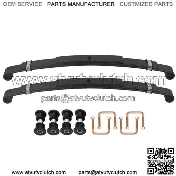 Heavy Duty Rear Leaf Springs for EZGO TXT 1996-2013 Golf Cart Set of 2