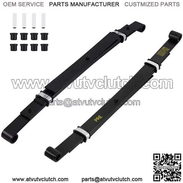 Heavy Duty Leaf Springs for Club Car Precedent Golf Cart 4 Leafs Rear set of 2