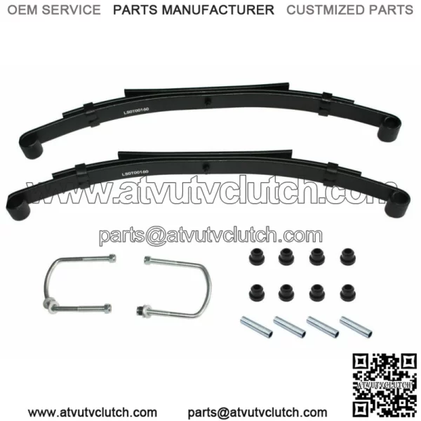 For Club Car DS Golf Cart Rear Heavy Duty Springs Kit Bushings & Sleeves Pair2