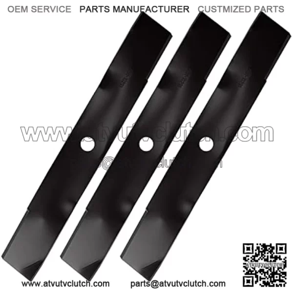 M128485 Mower Blade TCU15881 for John Deere 60" Deck 737 757 777 797 1023E 1025R 1550 1570 3120 M131958 High Lift 3 Pack