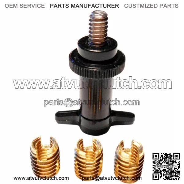 HardBagger Threaded Brass Batwing Fairing Insert Repair Kit 06-13 Harley Touring (For: Harley-Davidson)