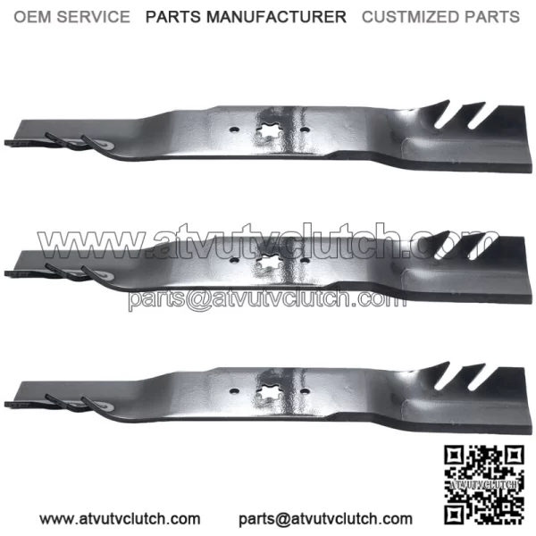 3PK 598-672 G5 Gator Blades for 54" Cub Cadet 742-0677, 942-0677