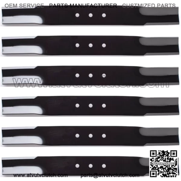 6PK 91-050 Replacement Blades for 60" Swisher 20186, 3293, 9004, 9037