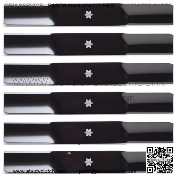 6PK 98-093 Replacement Blades for 42" Troy-Bilt 942-0616, 942-04308