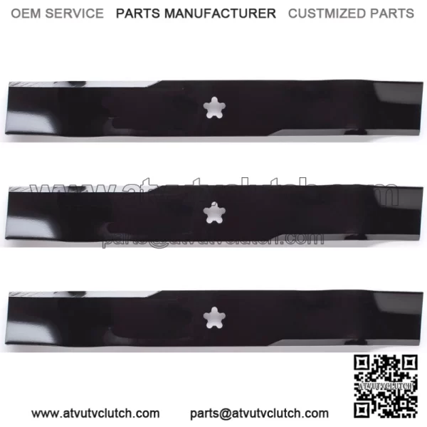 3PK 95-082 Mulching Mower Blades for 54" Husqvarna YTH24V54