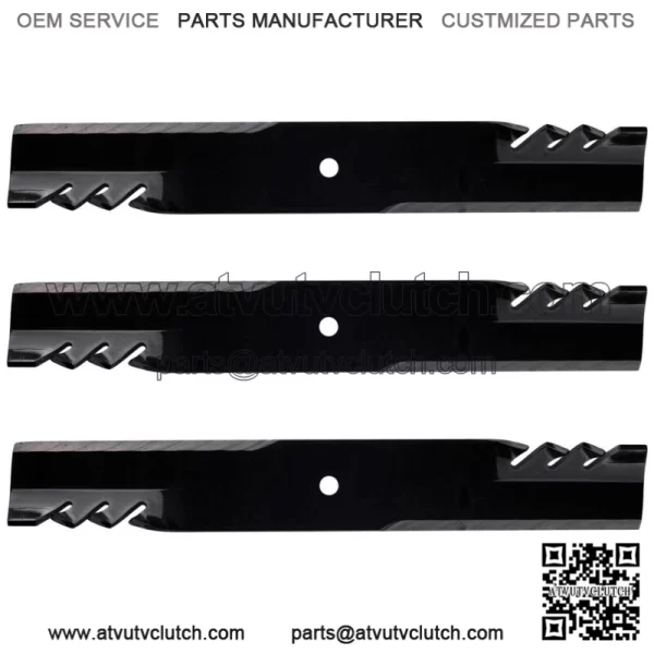 3PK 592-033 G5 Gator Blades for 72" Exmark 103-6399, 103-6404, 116-5171