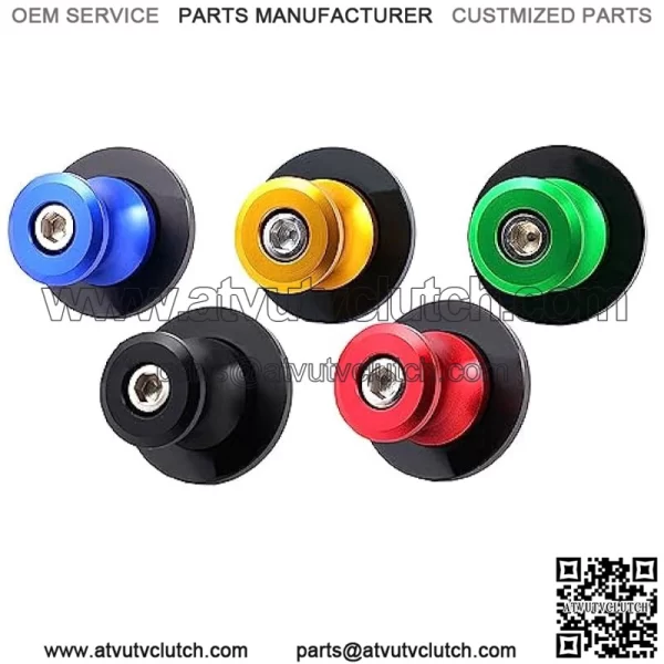 M10 x 1.25 Swingarm Spools Slider Universal for Y.amaha FZR 1000/600R/400 Kawasaki Z750 /Z750S/ Z750R /ER-6F /ER-6N /Versys 1000 Duke 125/200/390 RC 125/200/390Gold - Image 3