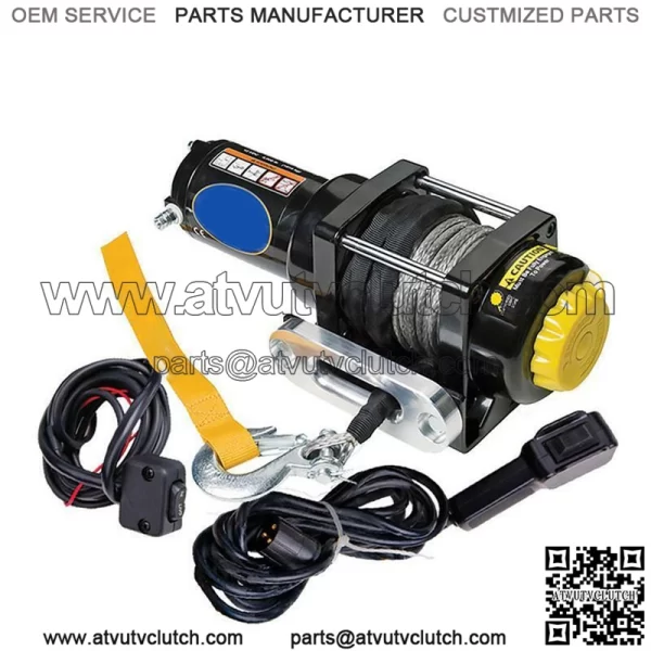 LT4000SR 12V ATV/UTV Winch 4000 LB Capacity With 50' Synthetic Rope