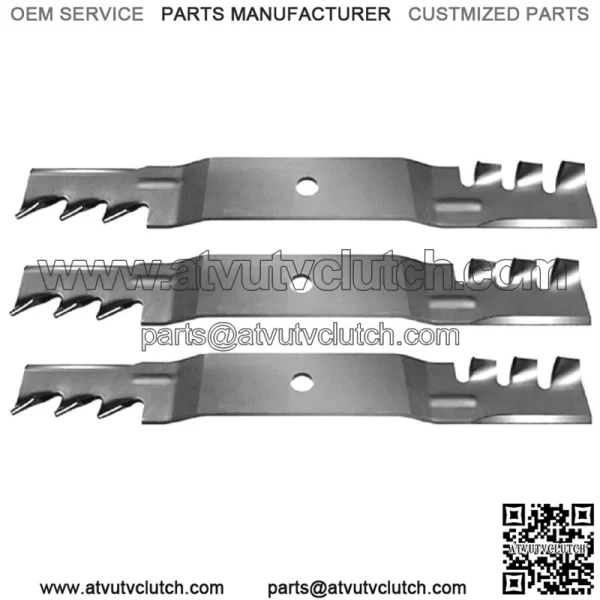 3 Mulching Blades For 50" Cut  MX5050 SS5000 Timecutter Z-Mower 5000 Series