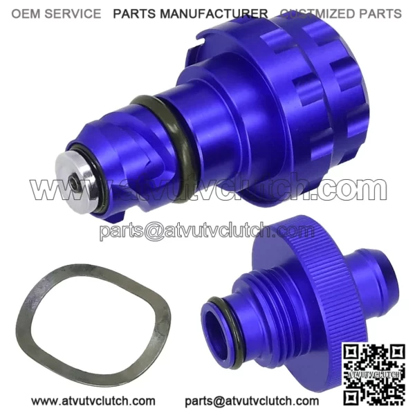 15-21 F150 oil drain #blue