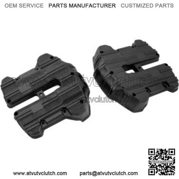 Arlen Ness Black 10-Gauge Rocker Box Top Covers Harley Touring Softail M8 17+ (For: Harley-Davidson)