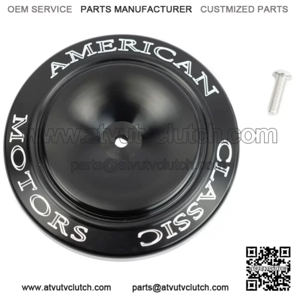 ACM Black Machined Billet Sucker Air Intake Filter Cleaner Accent Cover Harley (For: Harley-Davidson)