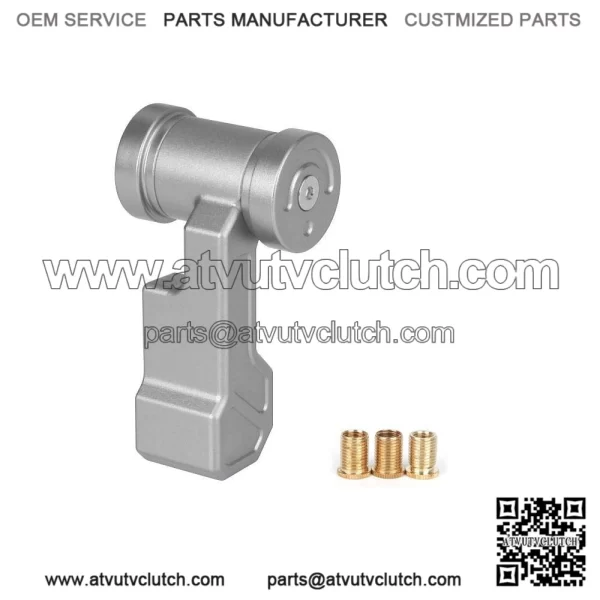 Universal aircraft gear knob short #silver