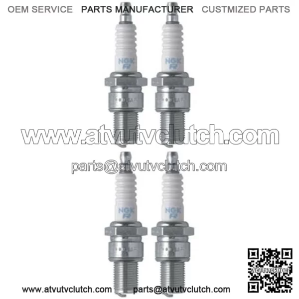 Set of 4 Standard Spark Plugs for ski-Doo MXZ RENEGADE 600 HO SDI 2008 600cc