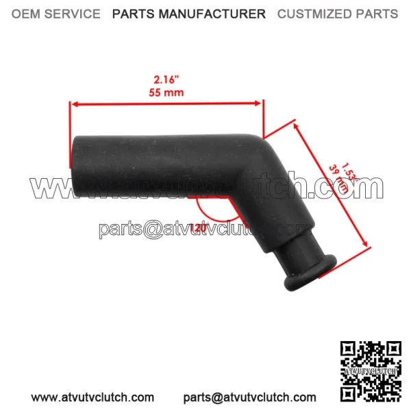 Spark Plug Cap For Yamaha Kodiak 700 YFM700 4x4 2019 2020 2021 2022 2023 (For: Yamaha Raptor 700) - Image 2