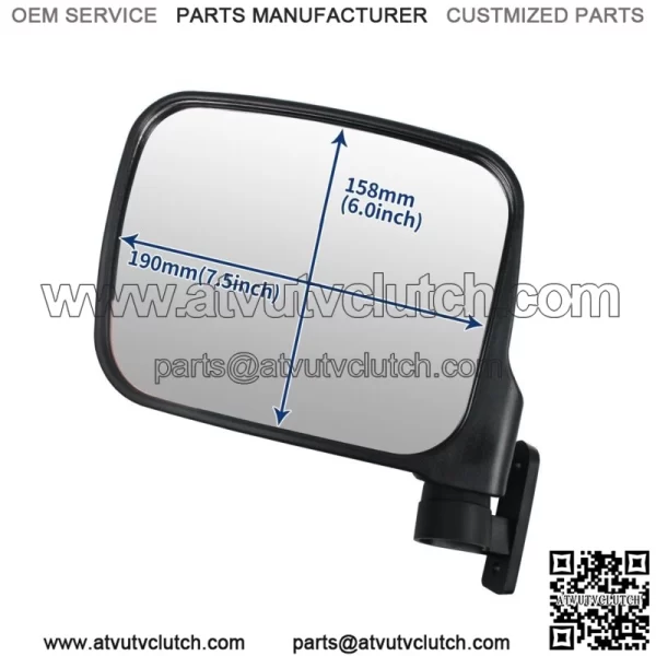 2pcs LH&RH Side Rear View Mirrors Compatible with Kawasaki Teryx 800 2016-2023 For: More than one vehicle - Image 2