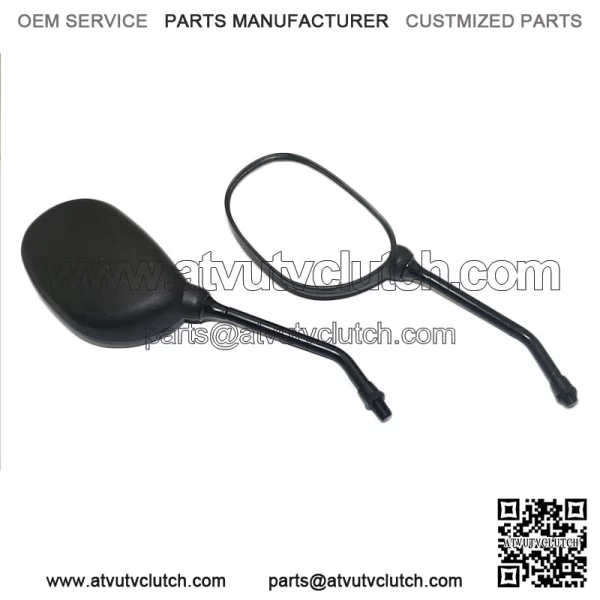 Rear view mirror set for Honda line of ATVs, Universal fit on handle bars - Image 3