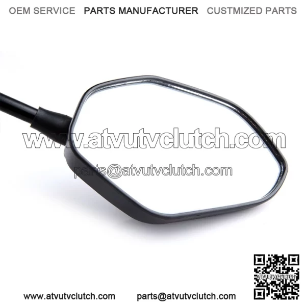 Universal Rear view Side Mirrors For ATV Kawasaki Suzuki Honda 7/8" Handle Bar - Image 3