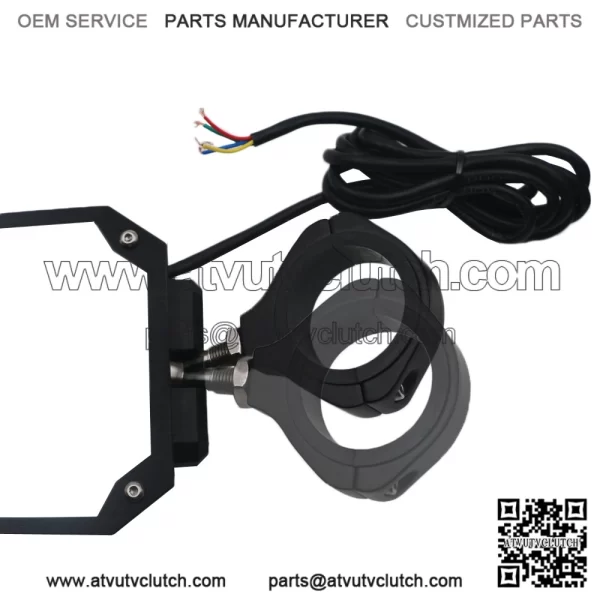 For UTV Polaris RZR 1.75"-2" Roll Cage Rear View Side Mirrors with LED Lights - Image 4
