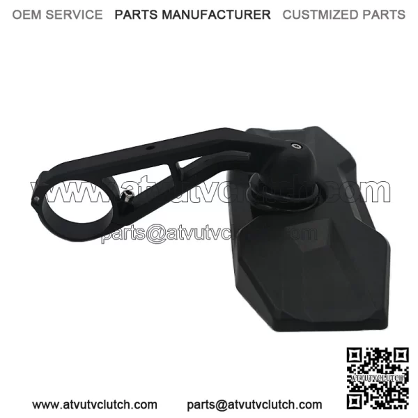 Rear View Center Side UTV ATV Mirror Black 1.75" Bar For Polaris General RZR XP - Image 3