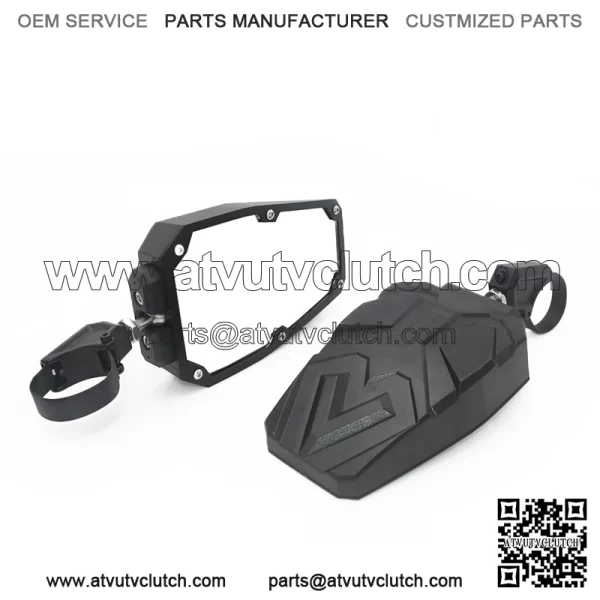 UTV Side Mirrors with 1.65" -2" Roll Bar - Image 2