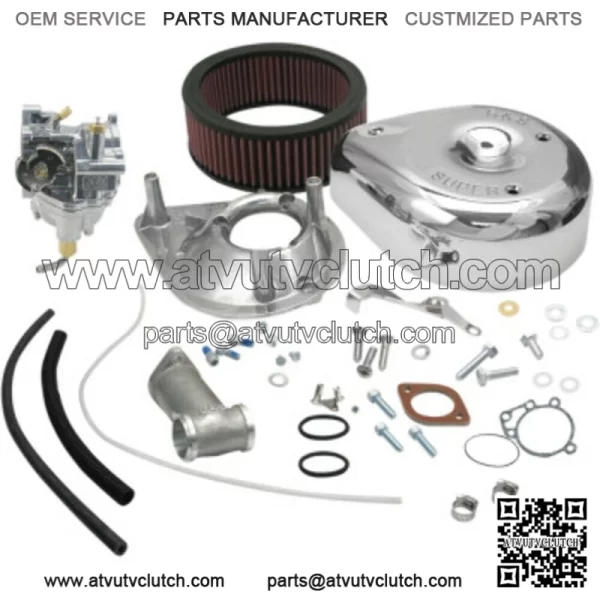 Super E Carb Carburetor Kit 1955-1965 Harley Big Twin Panhead FL FLH 11-0401 (For: Harley-Davidson)