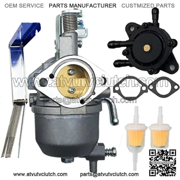Carburetor Compatible with EZGO Kawasaki Engine RXV 2008+ Gas Golf Carts TXT 2010-2015 EZ-GO Valor 2010-2014 with Fuel Pump E-Z-GO Repalce 808656 602061 72873G01
