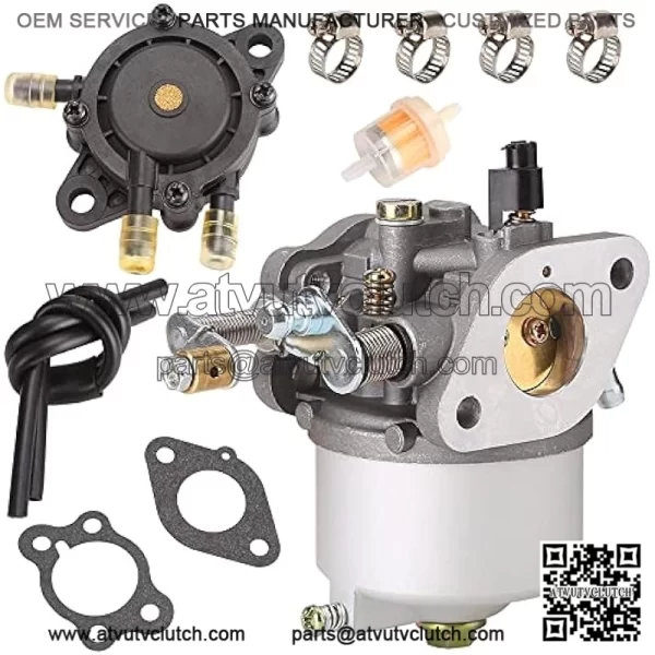 Carburetor Fuel Pump Kit for EZGO Golf Cart TXT Medalist Marathon 1991-up 4-Cycle with 295cc Engines, Replace OEM 72840-G01 26645-G01 72558-G02 26726-G01 26727-G01 603901 17553