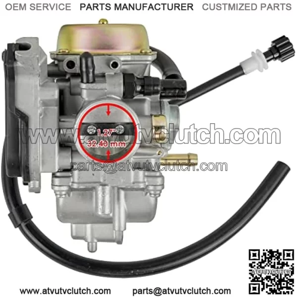 Carburetor Compatible with Suzuki LT-F400 LTF400 LTF400F Eiger 400 4x4 2x4 Manual 2002-2007 - Image 2