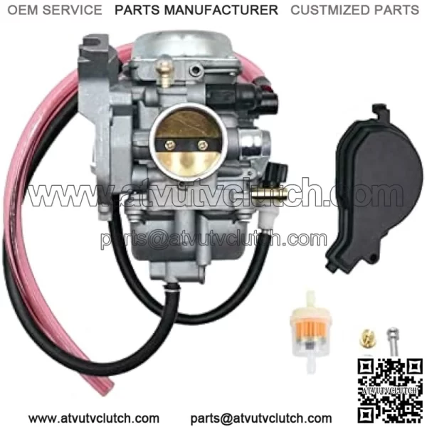 Eiger 400 Carburetor For Suzuki LT-F400 2x4 4x4 2002-2007 Replaces # 13200-38F22 13200-38F2V With Throttle Cable - Image 2