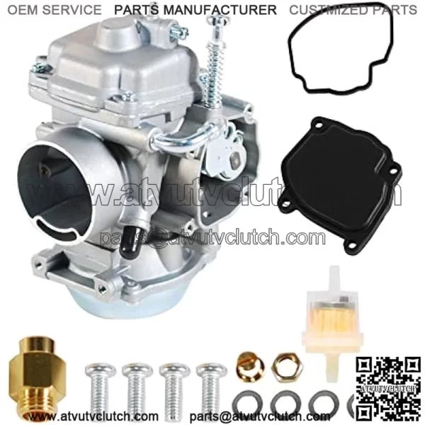 Carburetor with Fuel Filter Fit for 1990-1999 Suzuki Quadrunner 250 LTF 250 LT-4WD LTF250F LT-F4WD LTF250 Carb 2x4 4x4