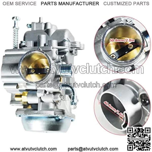 Carburetor with Fuel Filter Fit for 1990-1999 Suzuki Quadrunner 250 LTF 250 LT-4WD LTF250F LT-F4WD LTF250 Carb 2x4 4x4 - Image 3