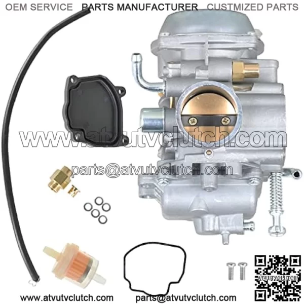 Carburetor with Fuel Filter Replacement for Suzuki Quadrunner 500 LTF500F 4x4 1998-2002